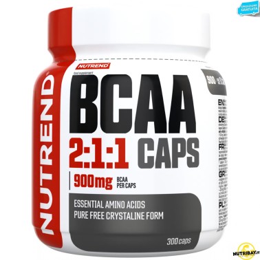 NUTREND Bcaa 2:1:1 Caps - 300 caps AMINOACIDI BCAA