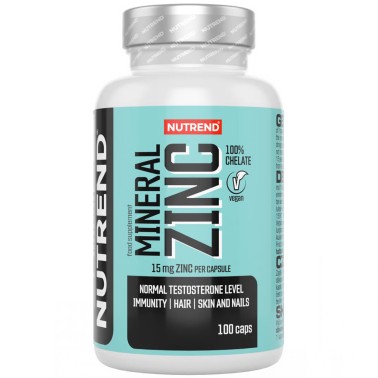 NUTREND Mineral Zinc 100% Chelate - 100 caps SALI MINERALI