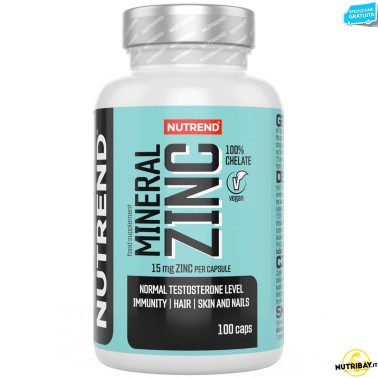 NUTREND Mineral Zinc 100% Chelate - 100 caps SALI MINERALI