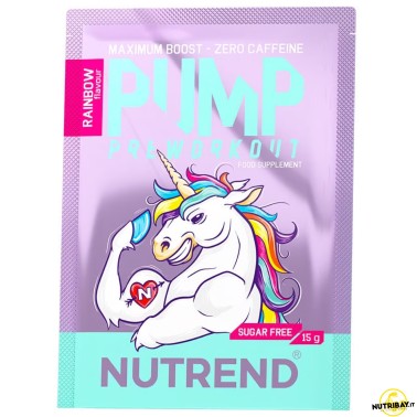 NUTREND Pump Preworkout - 1 bustina da 15 gr PRE ALLENAMENTO
