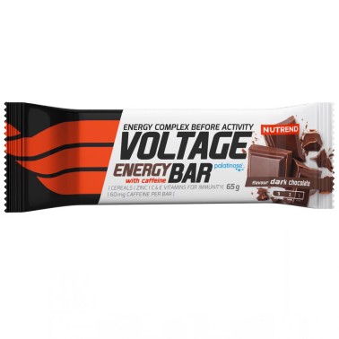 NUTREND Voltage Energy Bar With Caffeine - 1 barretta da 65 gr BARRETTE ENERGETICHE