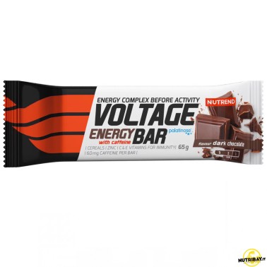 NUTREND Voltage Energy Bar With Caffeine - 1 barretta da 65 gr BARRETTE ENERGETICHE