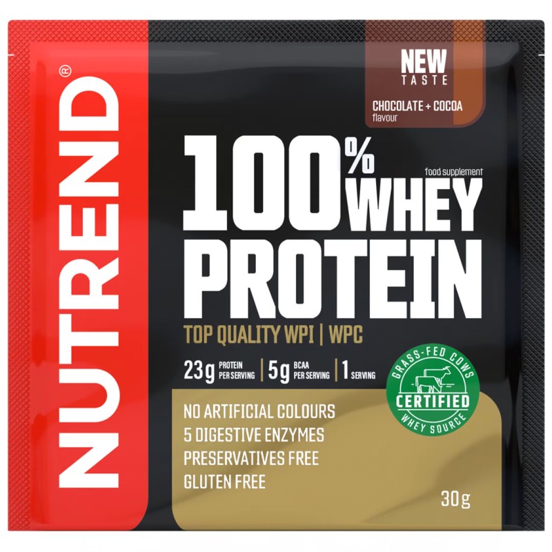 NUTREND 100% Whey Protein - 1 bustina da 30 gr PROTEINE