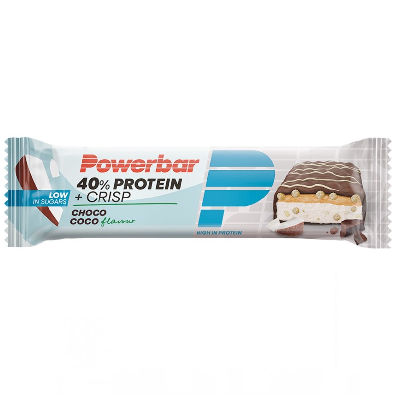 Powerbar Protein+ Crisp 40% - 1 barretta da 40 gr BARRETTE ENERGETICHE