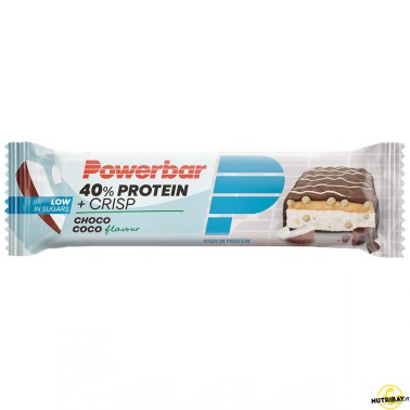 Powerbar Protein+ Crisp 40% - 1 barretta da 40 gr BARRETTE ENERGETICHE