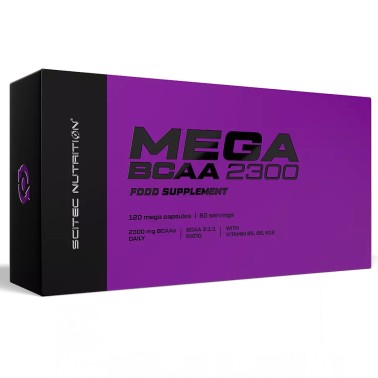 Scitec Nutrition Mega Bcaa 2300 - 120 caps AMINOACIDI BCAA