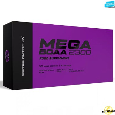Scitec Nutrition Mega Bcaa 2300 - 120 caps AMINOACIDI BCAA