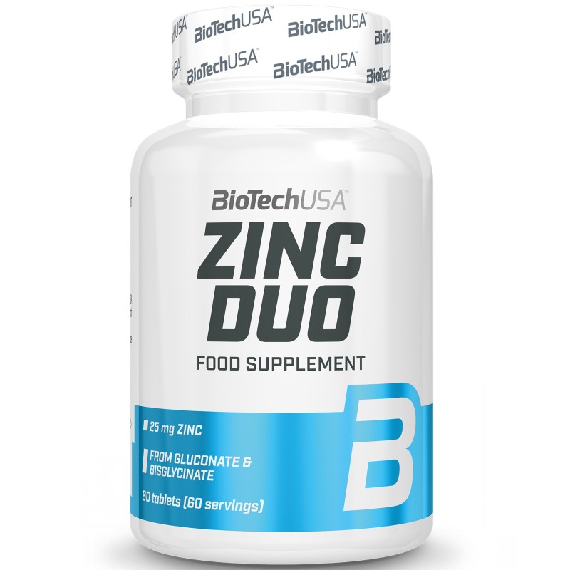 Biotech Usa Zinc Duo - 60 cpr SALI MINERALI