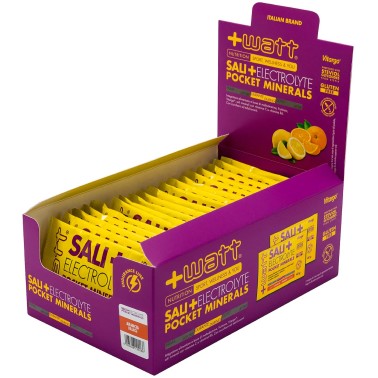 +Watt Sali+ Electrolyte Pocket Minerals - 18 bustine da 40 gr SALI MINERALI