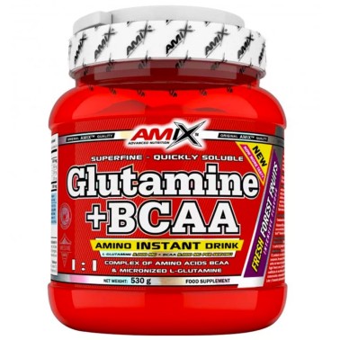 AMIX Glutamine + BCAA Polvere 530 grammi GLUTAMMINA