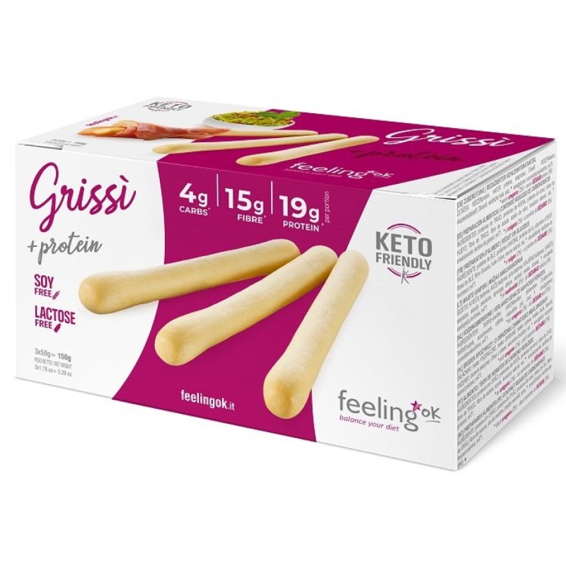Feeling OK - Start 1 - Grissino 3x 50 gr AVENE - ALIMENTI PROTEICI