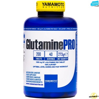 Yamamoto Nutrition Glutamine Pro Ajipure® - 200 cpr GLUTAMMINA