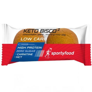 Sportyfood Keto Bisco 2 - 2 biscotti da 20 gr AVENE - ALIMENTI PROTEICI