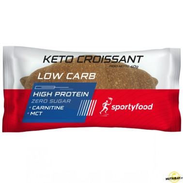 Sportyfood Keto Croissant Classico - 1 croissant da 40 gr AVENE - ALIMENTI PROTEICI