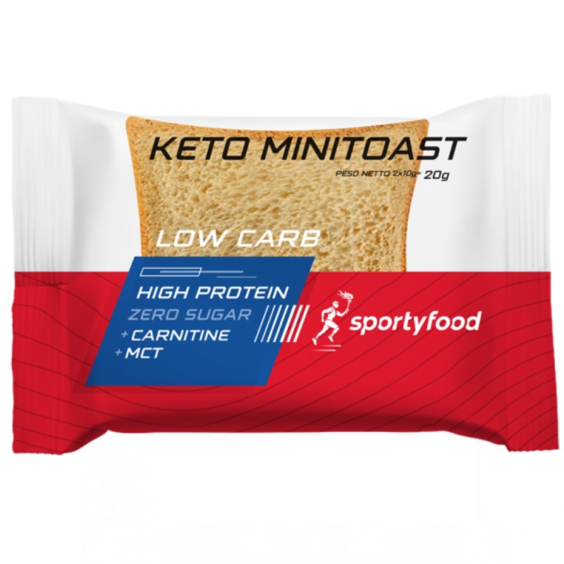 Sportyfood Keto Minitoast - 2 toast da 10 gr AVENE - ALIMENTI PROTEICI