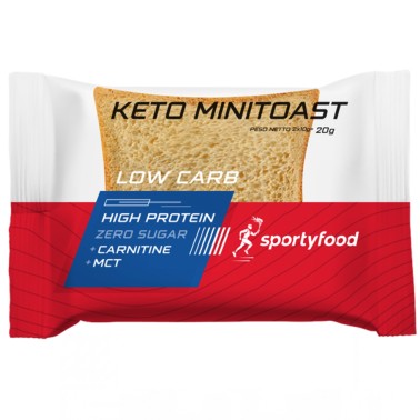 Sportyfood Keto Minitoast - 2 toast da 10 gr AVENE - ALIMENTI PROTEICI