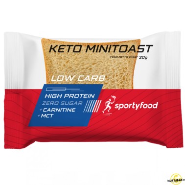 Sportyfood Keto Minitoast - 2 toast da 10 gr AVENE - ALIMENTI PROTEICI