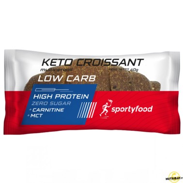Sportyfood Keto Croissant Multicereali - 1 croissant da 40 gr AVENE - ALIMENTI PROTEICI