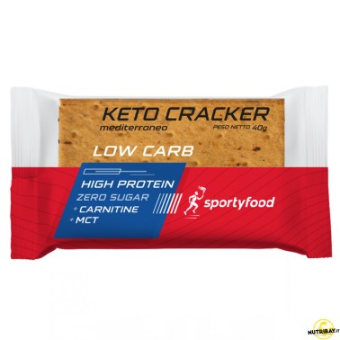 Sportyfood Keto Cracker - 40 gr AVENE - ALIMENTI PROTEICI