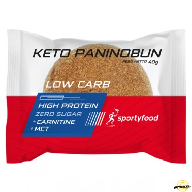Sportyfood Keto Paninobun - 1 panino da 40 gr AVENE - ALIMENTI PROTEICI