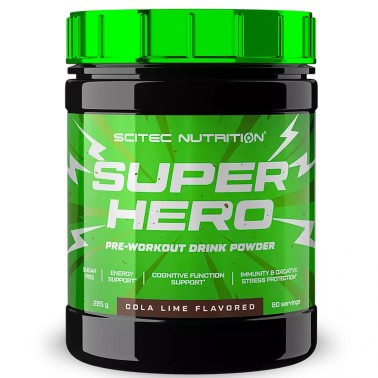 Scitec SUPERHERO 285 gr Potente Pre Workout con Citrullina Beta Alanina Arginina PRE ALLENAMENTO