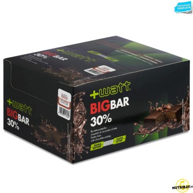 The Big Bar +Watt 20 Barrette Proteiche 80 gr. BARRETTE ENERGETICHE