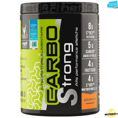 Net Integratori Carbo Strong - 450 gr CARBOIDRATI - ENERGETICI
