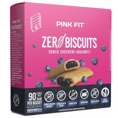 Pink Fit Zero Biscuits - 5 biscotti da 25 gr AVENE - ALIMENTI PROTEICI