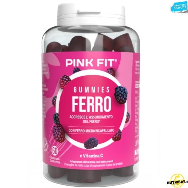 Pink Fit Gummies Ferro - 60 gommose BENESSERE-SALUTE