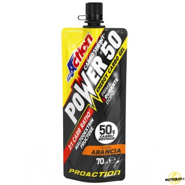 Proaction Carbo Sprint Power 50 - 1 gel da 70 ml CARBOIDRATI - ENERGETICI