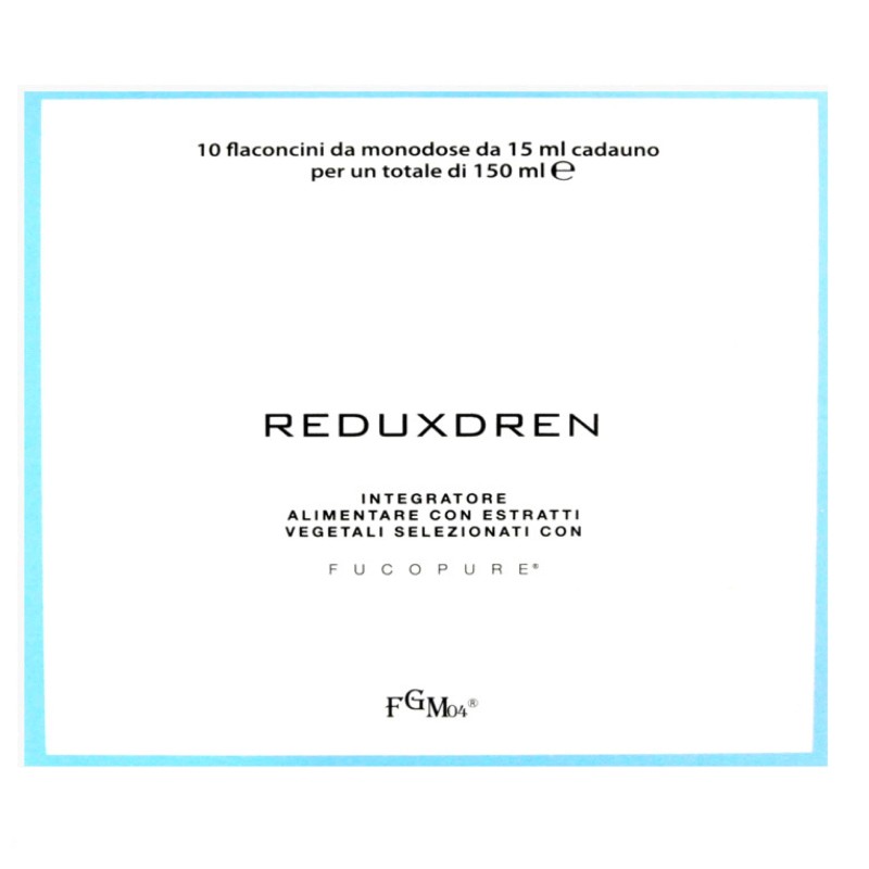 FGM04 Reduxdren - 10 flac da 15 ml DRENANTI DIURETICI