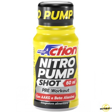 Proaction Nitro Pump Shot - 1 shot da 60ml PRE ALLENAMENTO