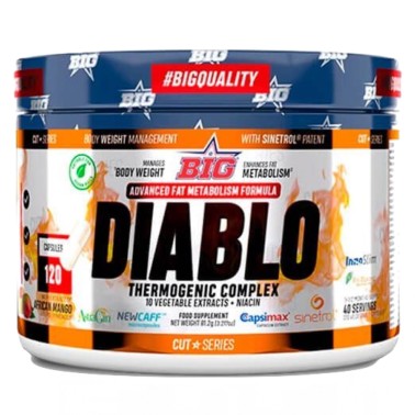 Big Diablo Thermogenic Complex - 120 caps BRUCIA GRASSI TERMOGENICI