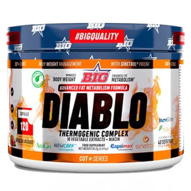 Big Diablo Thermogenic Complex - 120 caps BRUCIA GRASSI TERMOGENICI