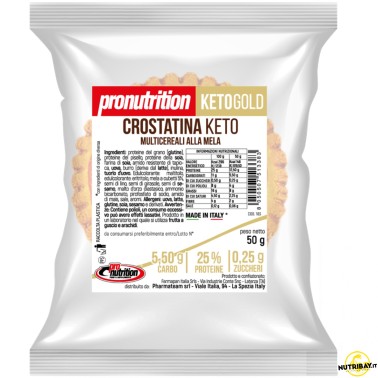 Pronutrition Crostatina Keto Multicereali Alla Mela - 1 crostata da 50 gr AVENE - ALIMENTI PROTEICI