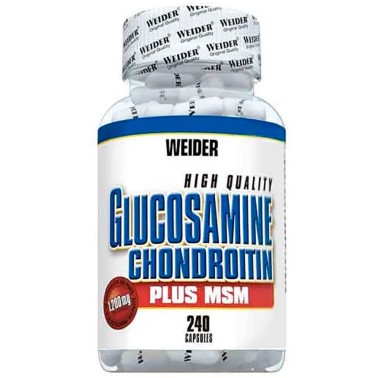 Weider Glucosamin Chondroitin Plus MSM - 240 caps BENESSERE ARTICOLAZIONI