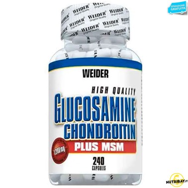 Weider Glucosamin Chondroitin Plus MSM - 240 caps BENESSERE ARTICOLAZIONI