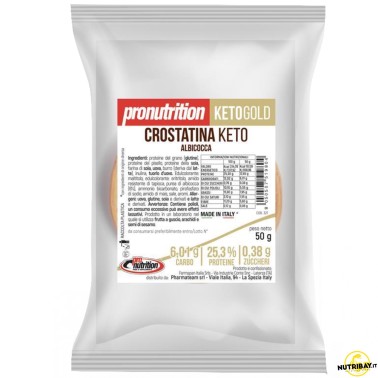 Pronutrition Crostatina Keto Albicocca - 1 crostata da 50 gr AVENE - ALIMENTI PROTEICI