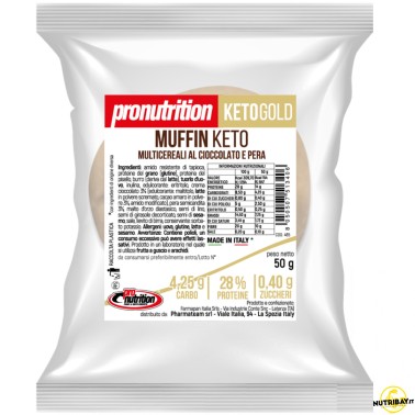 Pronutrition Muffin Keto Multicereali Al Cioccolato e Pera - 1 muffin da 50 gr AVENE - ALIMENTI PROTEICI