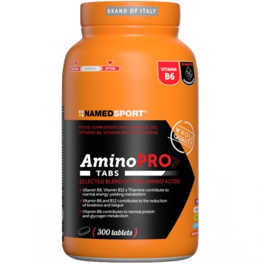 Named Sport AminoPro Tabs - 300 cpr AMINOACIDI COMPLETI / ESSENZIALI