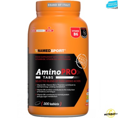Named Sport AminoPro Tabs - 300 cpr AMINOACIDI COMPLETI / ESSENZIALI
