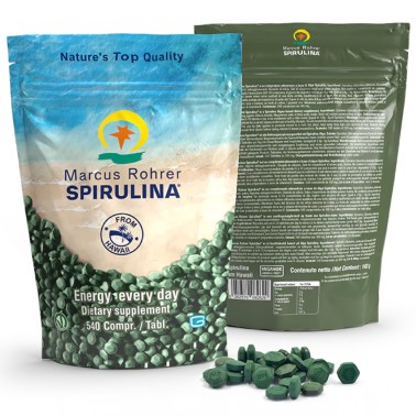 Marcus Rohrer Spirulina - Doypack da 540 cpr BENESSERE-SALUTE