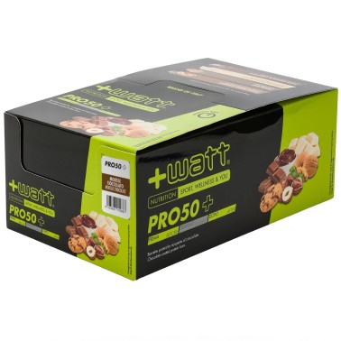 +Watt Pro50+ - 24 barrette da 50 gr BARRETTE ENERGETICHE