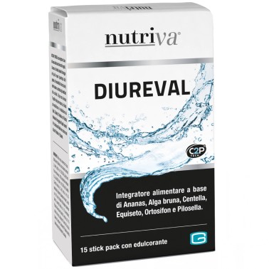 Nutriva Diureval - 15 stick pack DRENANTI DIURETICI