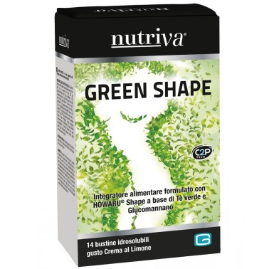 Nutriva Green Shape - 14 bustine idrosolubili BRUCIA GRASSI TERMOGENICI