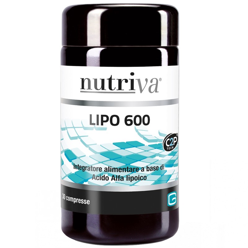 Nutriva Lipo 600 - 30 cpr BRUCIA GRASSI TERMOGENICI