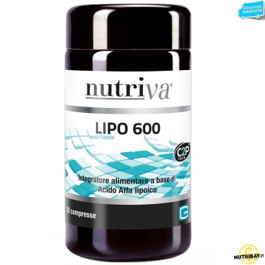 Nutriva Lipo 600 - 30 cpr BRUCIA GRASSI TERMOGENICI