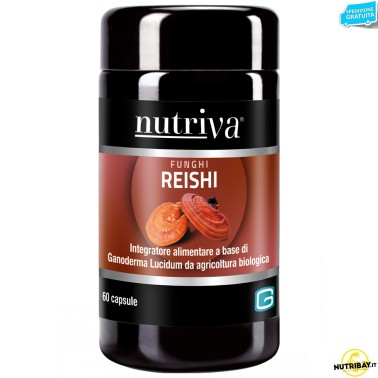 Nutriva Funghi Reishi - 60 caps BENESSERE-SALUTE