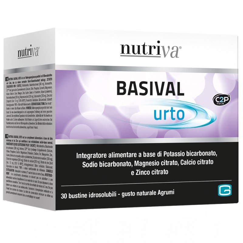 Nutriva Basival Urto - 30 bustine idrosolubili SALI MINERALI