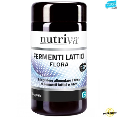 Nutriva Fermenti Lattici Flora - 50 caps BENESSERE-SALUTE